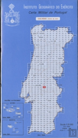Bertrand.pt - Carta Militar de Portugal (esc.1:25,000) nº 368 - GALVEIAS