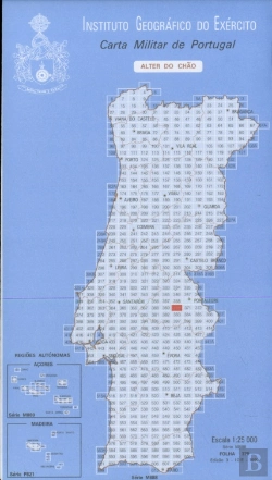 Bertrand.pt - Carta Militar de Portugal (esc.1:25,000) nº 370 - ALTER DO CHÃO