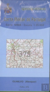 Carta Militar de Portugal (esc.1:25,000) nº 375 - Olhalvo (Alenquer)