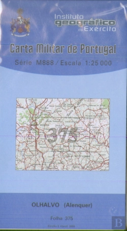 Bertrand.pt - Carta Militar de Portugal (esc.1:25,000) nº 375 - Olhalvo (Alenquer)