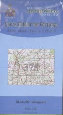 Carta Militar de Portugal (esc.1:25,000) nº 375 - Olhalvo (Alenquer)