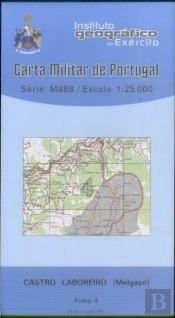 Carta Militar de Portugal (esc.1:25,000) nº 4 - CASTRO LABOREIRO