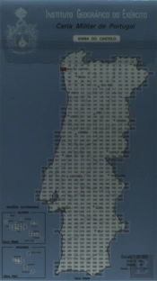 Carta Militar de Portugal (esc.1:25,000) nº 40 - VIANA DO CASTELO