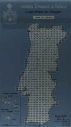 Bertrand.pt - Carta Militar de Portugal (esc.1:25,000) nº 40 - VIANA DO CASTELO
