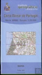 Carta Militar de Portugal (esc.1:25,000) nº 402 - MAFRA