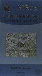 Carta Militar de Portugal (esc.1:25,000) nº 406 - Biscainho (Coruche)