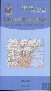 Carta Militar de Portugal (esc.1:25,000) nº 417 - Loures