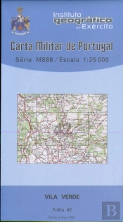 Carta Militar de Portugal (esc.1:25,000) nº 42 - VILA VERDE