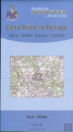Bertrand.pt - Carta Militar de Portugal (esc.1:25,000) nº 42 - VILA VERDE