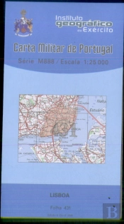 Carta Militar de Portugal (esc.1:25,000) nº 431 - Lisboa