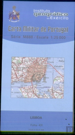 Bertrand.pt - Carta Militar de Portugal (esc.1:25,000) nº 431 - Lisboa