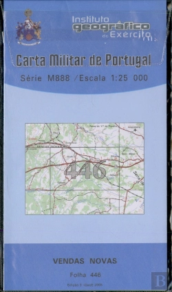 Bertrand.pt - Carta Militar de Portugal (esc.1:25,000) nº 446 - VENDAS NOVAS