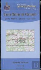 Carta Militar de Portugal (esc.1:25,000) nº 446 - VENDAS NOVAS
