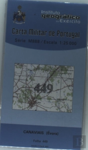 Carta Militar de Portugal (esc.1:25,000) nº 449 - CANAVIAIS