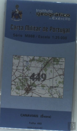 Bertrand.pt - Carta Militar de Portugal (esc.1:25,000) nº 449 - CANAVIAIS