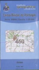 Carta Militar de Portugal (esc.1:25,000) nº 460 - ÉVORA