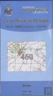 Carta Militar de Portugal (esc.1:25,000) nº 460 - ÉVORA