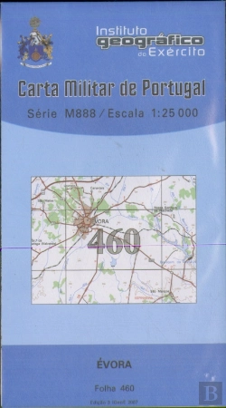 Bertrand.pt - Carta Militar de Portugal (esc.1:25,000) nº 460 - ÉVORA