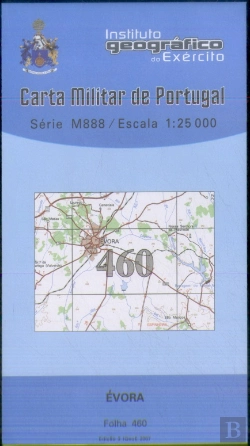 Bertrand.pt - Carta Militar de Portugal (esc.1:25,000) nº 460 - ÉVORA