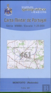 Carta Militar de Portugal (esc.1:25,000) nº 461 - MONTOITO