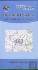 Carta Militar de Portugal (esc.1:25,000) nº 461 - MONTOITO