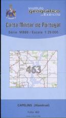 Carta Militar de Portugal (esc.1:25,000) nº 463 - CAPELINS