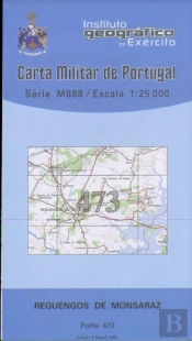 Carta Militar de Portugal (esc.1:25,000) nº 473 - REGUENGOS DE MONSARAZ