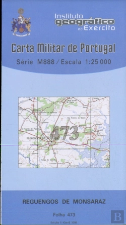 Bertrand.pt - Carta Militar de Portugal (esc.1:25,000) nº 473 - REGUENGOS DE MONSARAZ