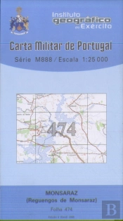 Carta Militar de Portugal (esc.1:25,000) nº 474 - MONSARAZ