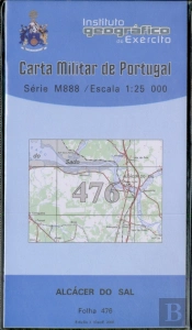 Carta Militar de Portugal (esc.1:25,000) nº 476 - ALCACER DO SAL