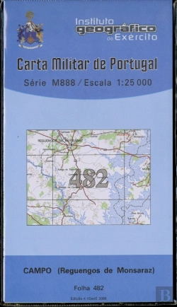 Bertrand.pt - Carta Militar de Portugal (esc.1:25,000) nº 482 - CAMPO (Reguengos de Monsaraz)