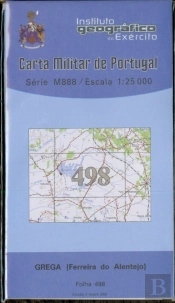 Carta Militar de Portugal (esc.1:25,000) nº 498 - GREGA (Ferreira do Alentejo)