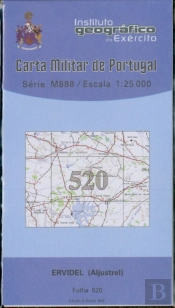 Carta Militar de Portugal (esc.1:25,000) nº 520 - ERVIDEL