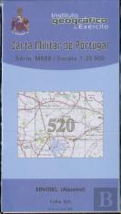Carta Militar de Portugal (esc.1:25,000) nº 520 - ERVIDEL