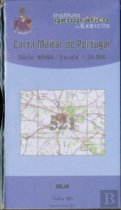 Carta Militar de Portugal (esc.1:25,000) nº 521 - BEJA
