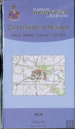 Bertrand.pt - Carta Militar de Portugal (esc.1:25,000) nº 521 - BEJA