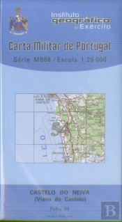 Carta Militar de Portugal (esc.1:25,000) nº 54 - MARINHAS