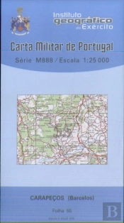 Carta Militar de Portugal (esc.1:25,000) nº 55 - CARAPEÇOS