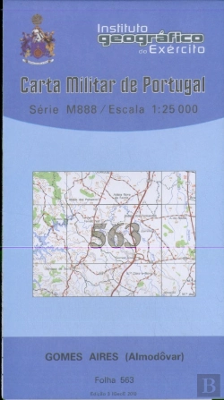 Bertrand.pt - Carta Militar de Portugal (esc.1:25,000) nº 563 - GOMES AIRES (ALMODÔVAR)