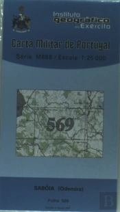 Carta Militar de Portugal (esc.1:25,000) nº 569 - SABOIA