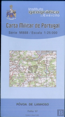 Bertrand.pt - Carta Militar de Portugal (esc.1:25,000) nº 57 - PÓVOA DE LANHOSO