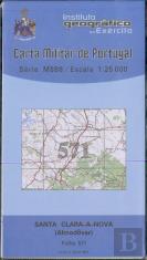 Carta Militar de Portugal (esc.1:25,000) nº 571 - SANTA CLARA-A-NOVA