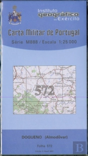 Carta Militar de Portugal (esc.1:25,000) nº 572 - DOGUENO