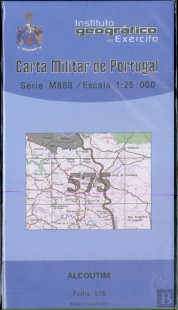 Bertrand.pt - Carta Militar de Portugal (esc.1:25,000) nº 575 - ALCOUTIM