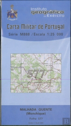 Bertrand.pt - Carta Militar de Portugal (esc.1:25,000) nº 577 - MALHADA QUENTE
