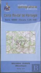 Carta Militar de Portugal (esc.1:25,000) nº 577 - MALHADA QUENTE