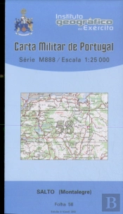 Carta Militar de Portugal (esc.1:25,000) nº 58 - SALTO