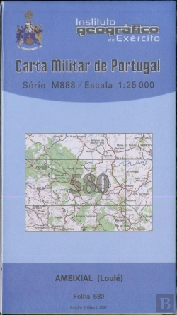 Bertrand.pt - Carta Militar de Portugal (esc.1:25,000) nº 580 - AMEIXIAL