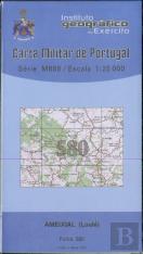 Carta Militar de Portugal (esc.1:25,000) nº 580 - AMEIXIAL