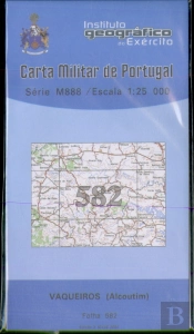 Carta Militar de Portugal (esc.1:25,000) nº 582 - VAQUEIROS